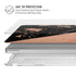 Black and Rose Gold Marble Split MacBook Air 15in (2023-2025) Case plus Skin
